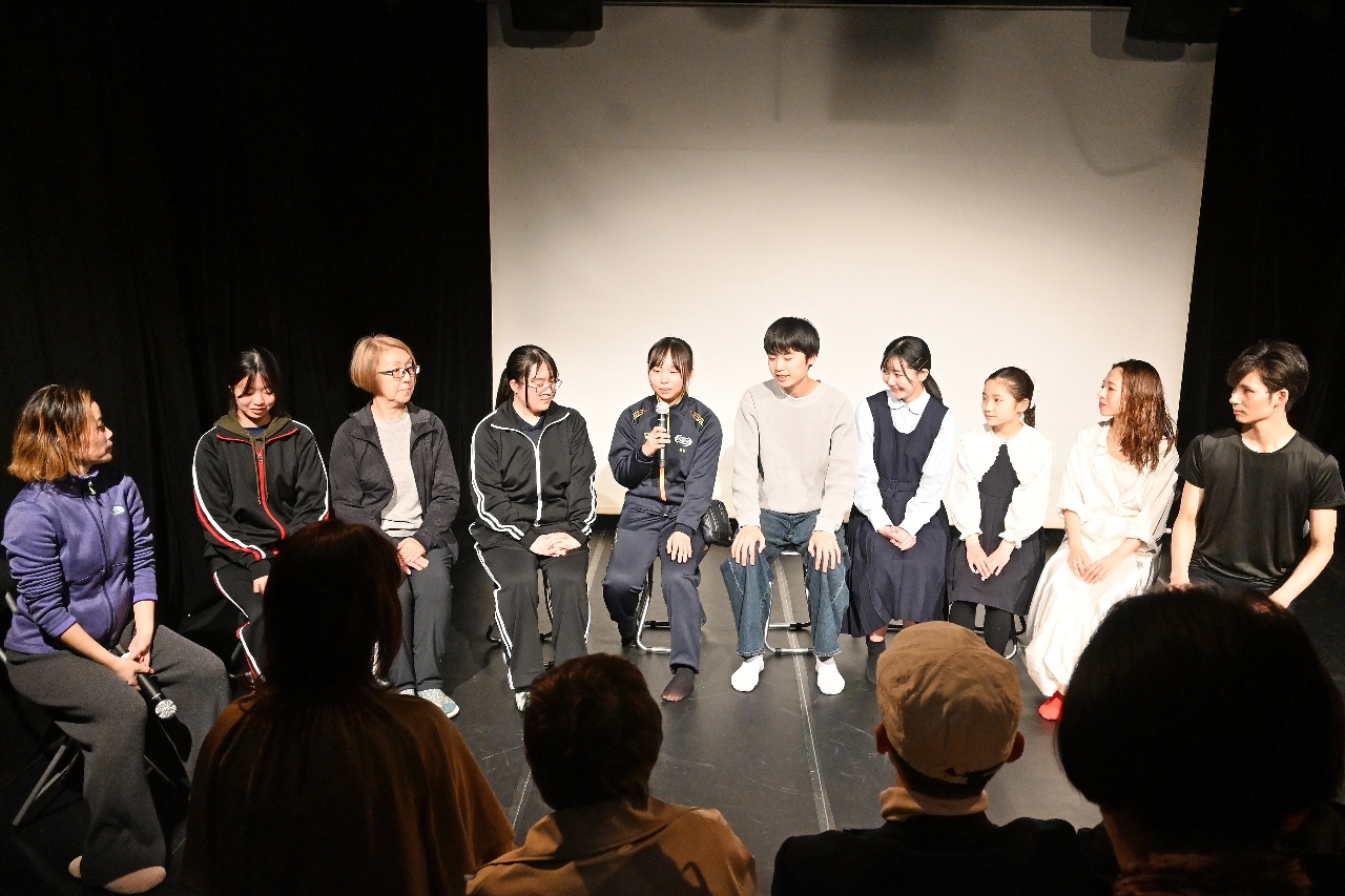 終演後に行われたアフタートークの様子