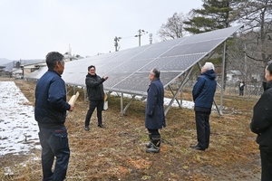 太陽光発電施設が完成／久慈・山形町