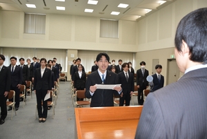 地域の担い手、決意新た　北奥羽各地で入社式