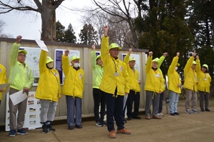 史跡根城（八戸）の魅力発信誓う　ボランティアガイド出発式