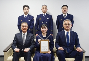 新郷中少年消防クが消防庁長官賞 避難所設営訓練や無線広報を評価