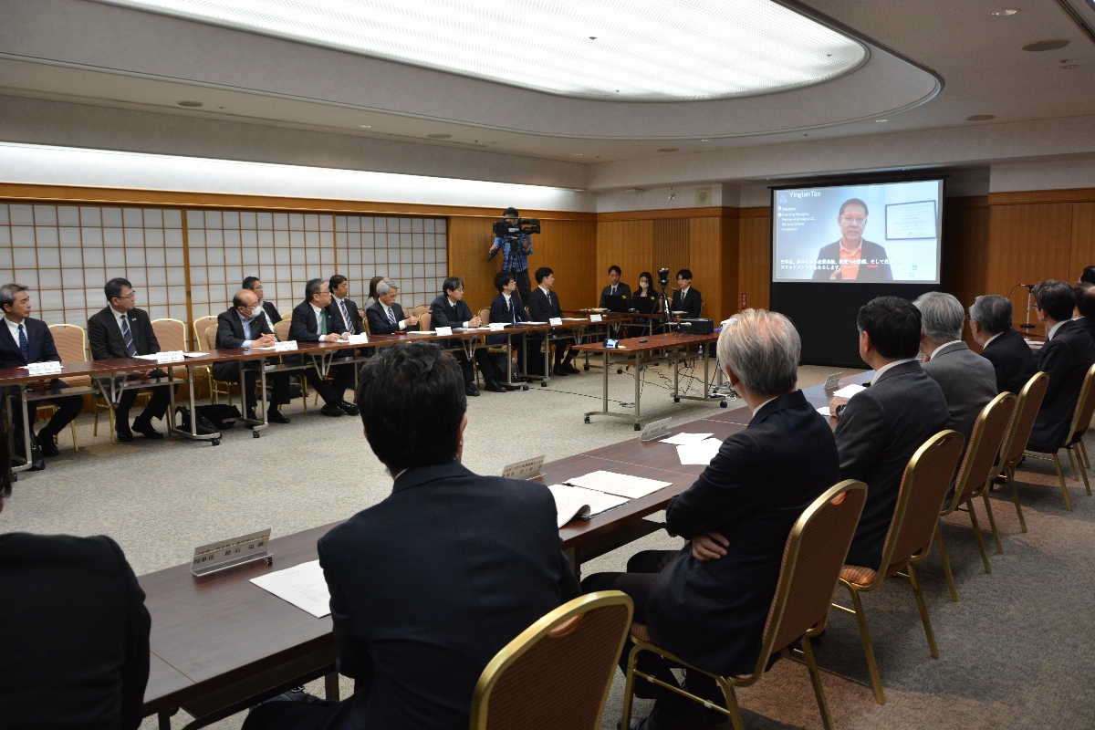 岩手国際イノベーションコンベンション実行委員会の設立を決めた総会＝１７日、盛岡市