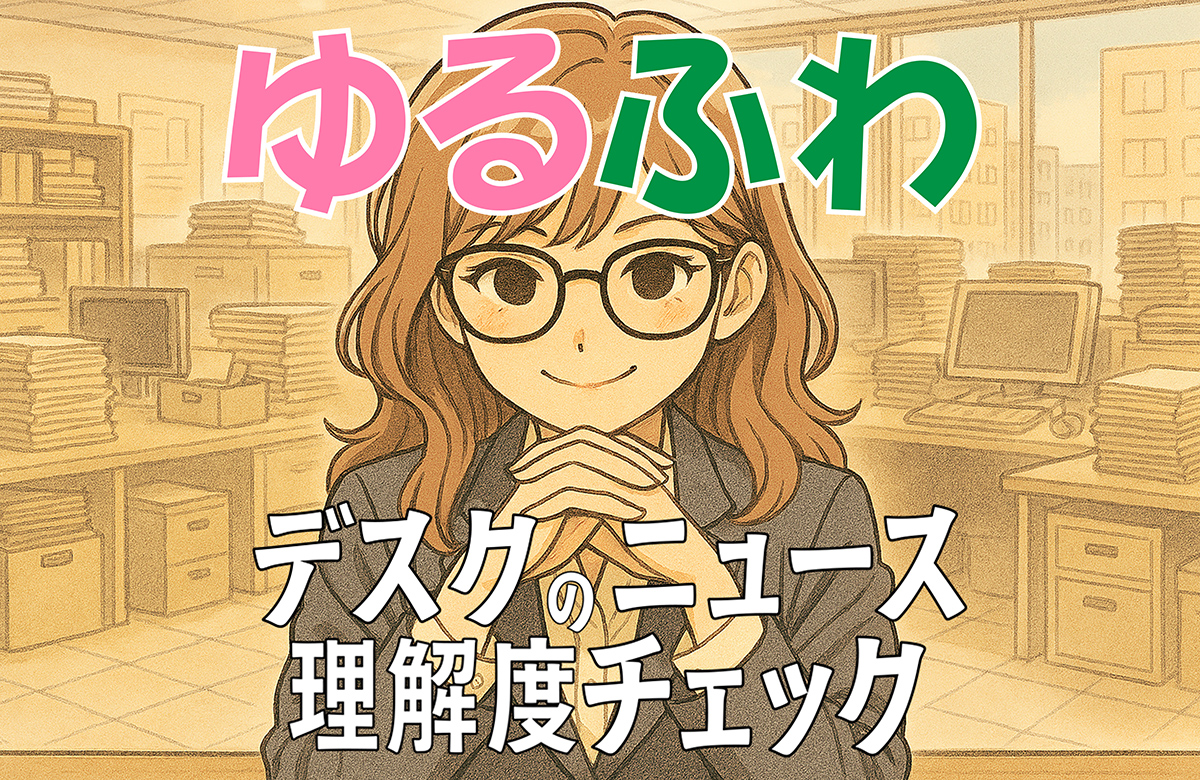 激辛デスクのニュース理解度チェック（４月20日）