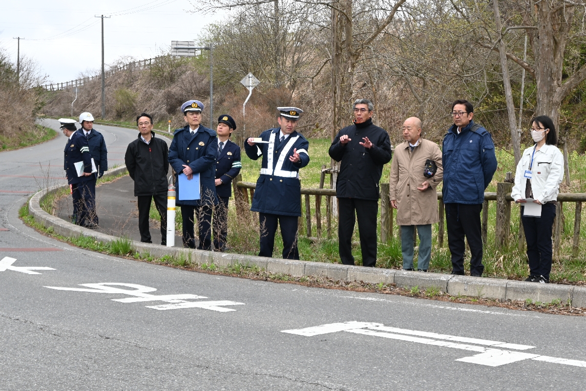 死亡事故あった場所で行われた現場診断