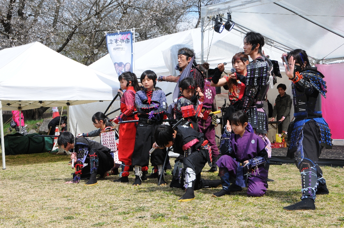 殺陣集団「九戸党」のパフォーマンス