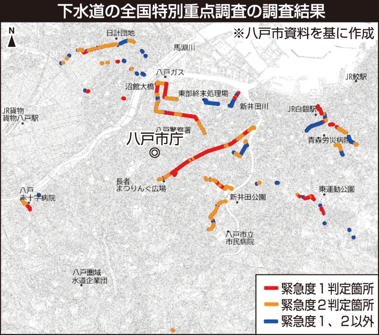下水道の全国特別重点調査の調査結果