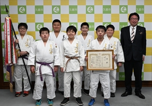 いざ全国、狙うぞ上位 柔道・三船十段記念館スポ少、団体戦出場へ/久慈