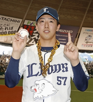 西武・黒田(むつ出身)5年目でプロ初勝利