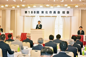 クマ大規模調査、国に要望へ　青森で東北市長会