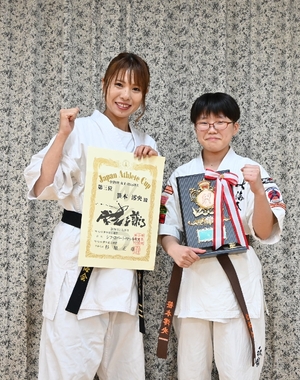 笹本さん(白銀南中1年)がフルコンタクト空手で全国3位