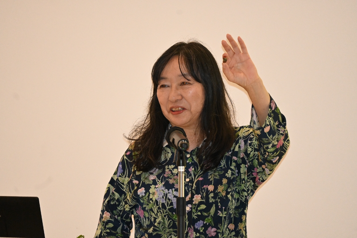 奥入瀬アカデミーで講師を務めた多田多恵子さん
