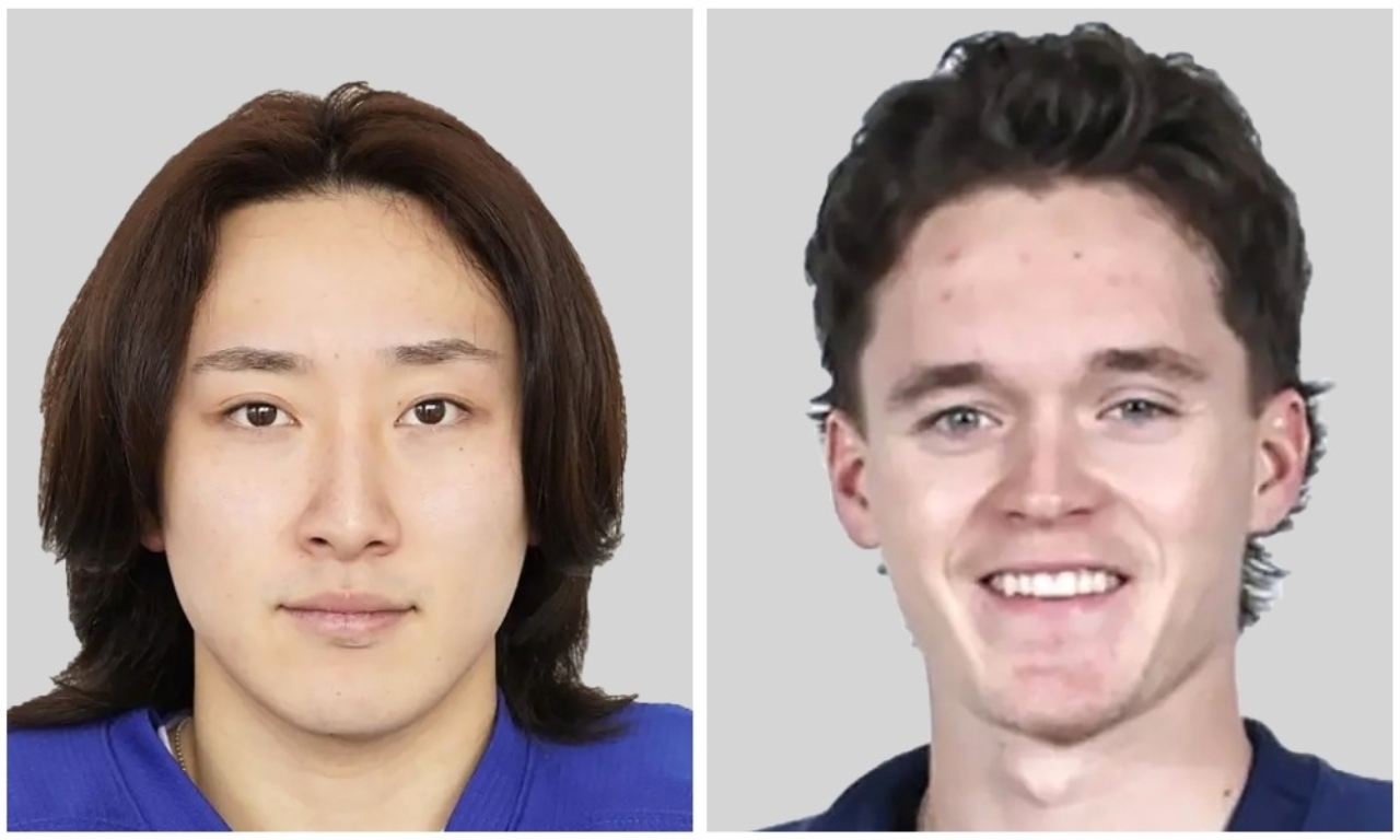 森田琉稀亜（写真左）と大川コーレン＝東北フリーブレイズ提供