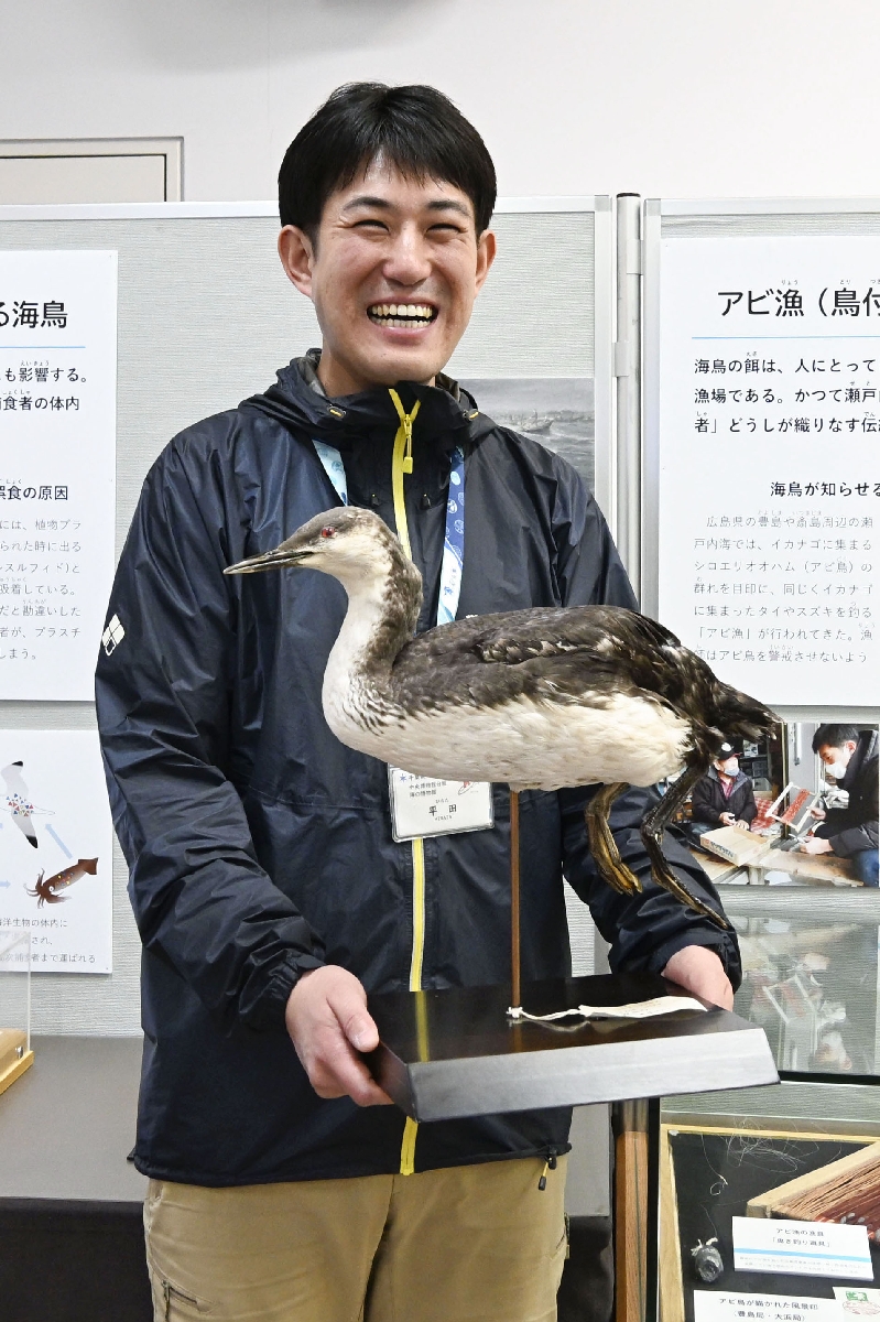海鳥を通じて自然の価値を伝える研究者の平田和彦さん