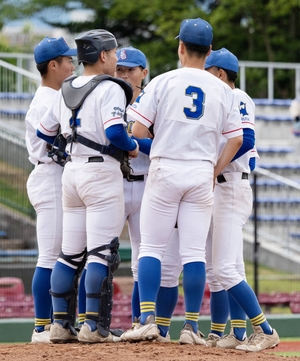 【春季東北高校野球】下山学園、攻守に精彩欠く