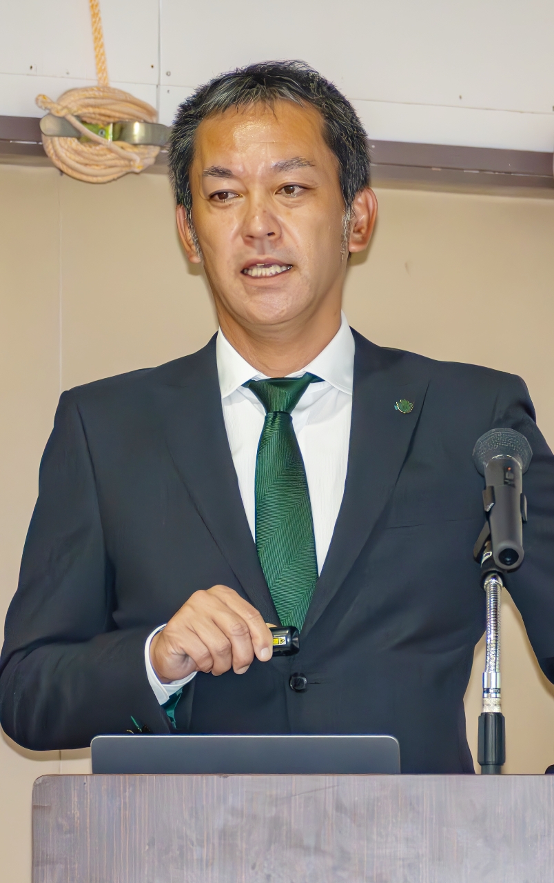 サッカー日本代表テクニカルスタッフとしてワールドカップに帯同したエピソードなどを披露する武藤覚さん