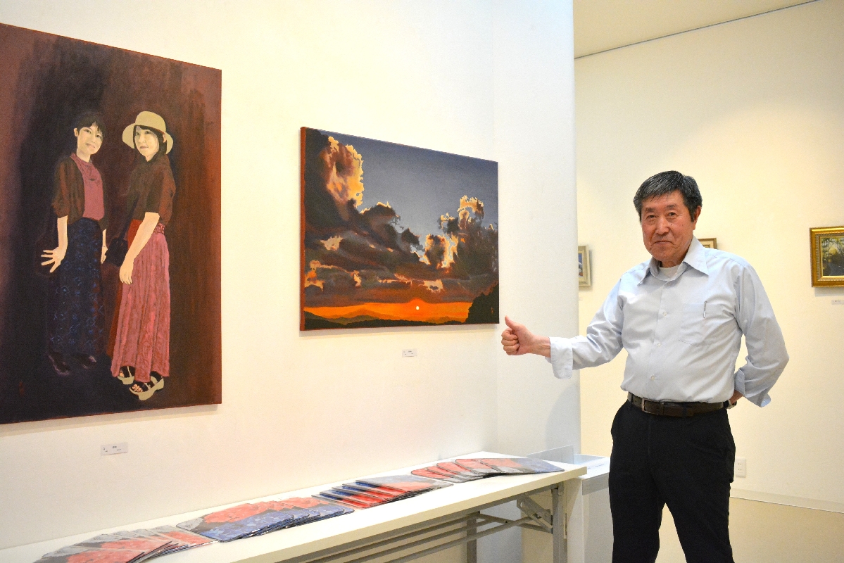 全国の公募展にも意欲的に出展している十文字和平さん