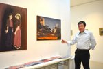 繊細な筆使い、油彩画40点　八戸で十文字和平さん個展、21日まで【ピックアップ付き】