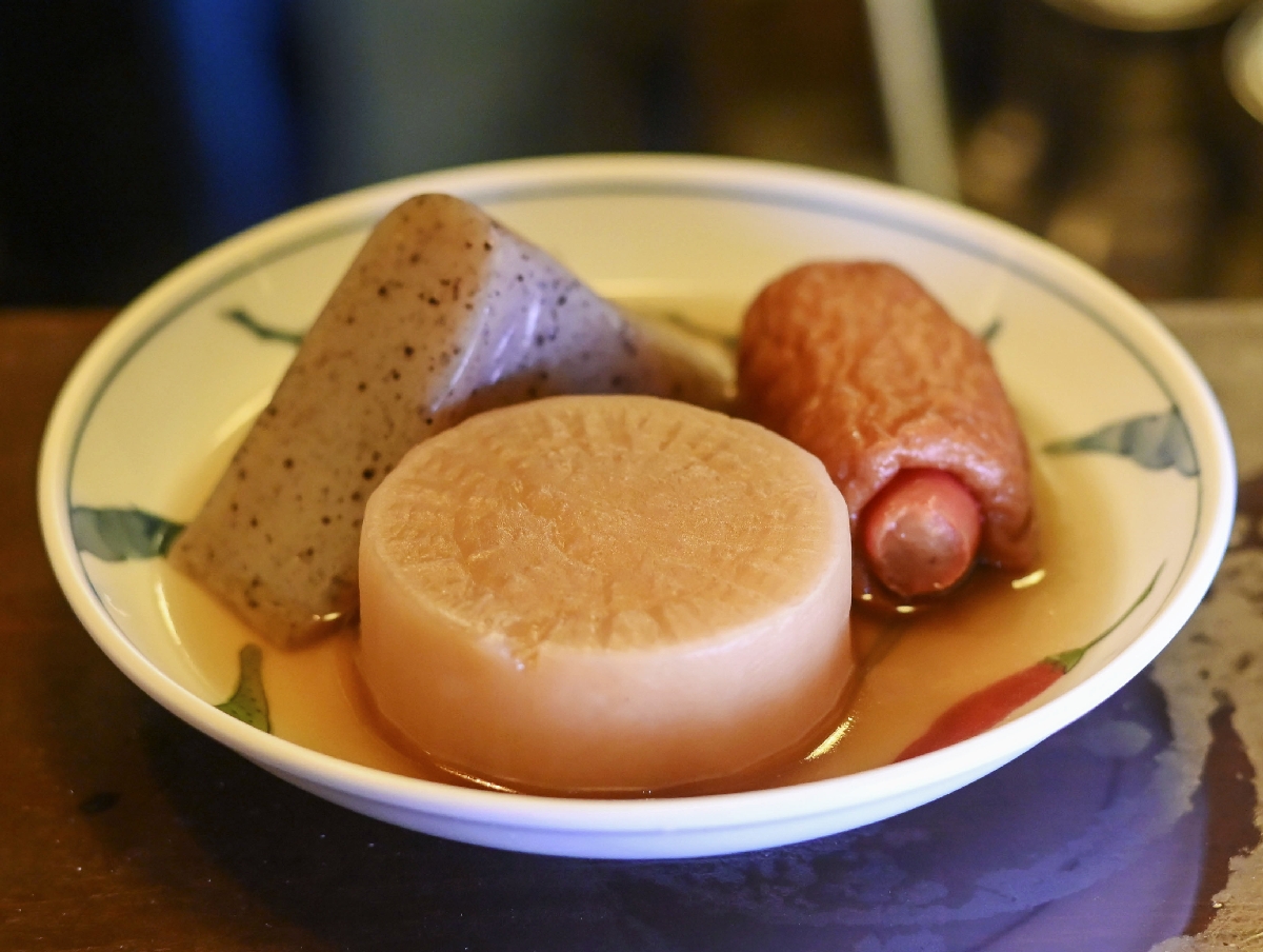 「食堂ふくや」のおでん=東京都渋谷区