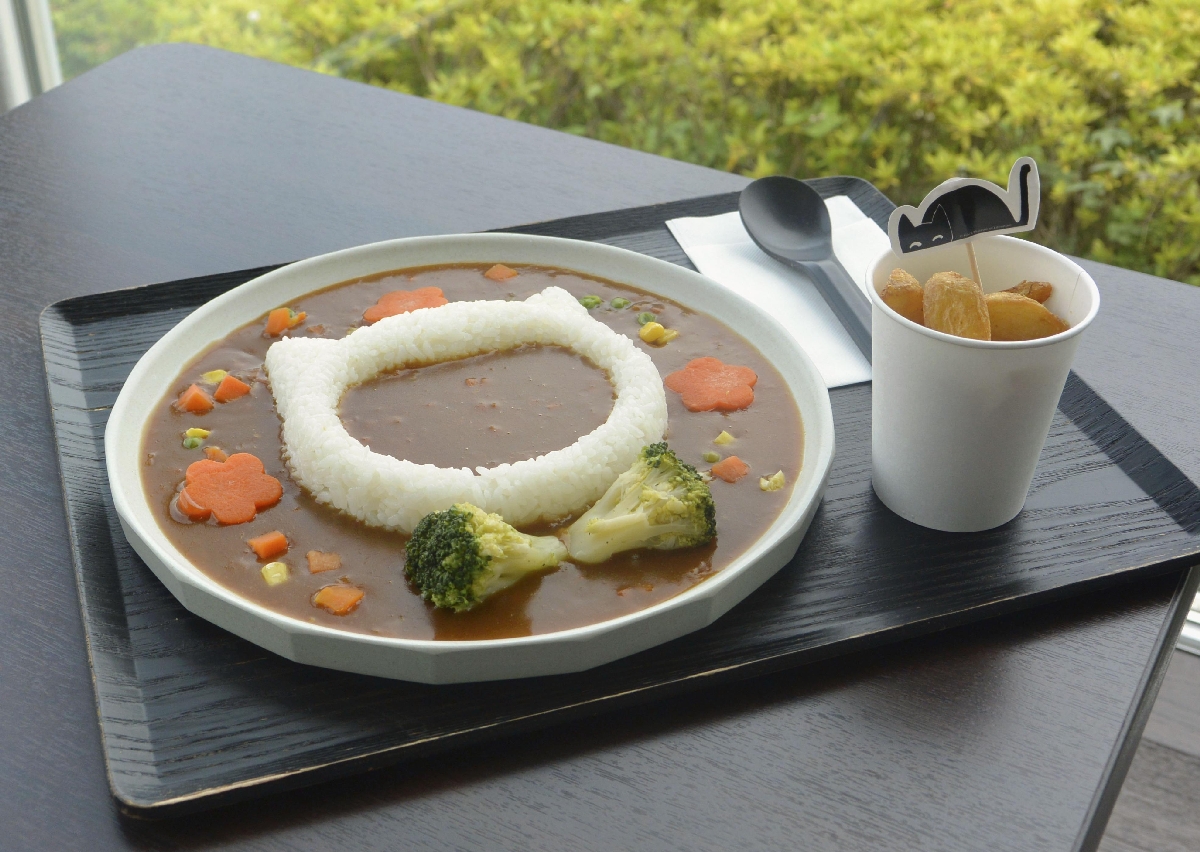 カフェ・キキの「JIJIカレー」=東京都江戸川区