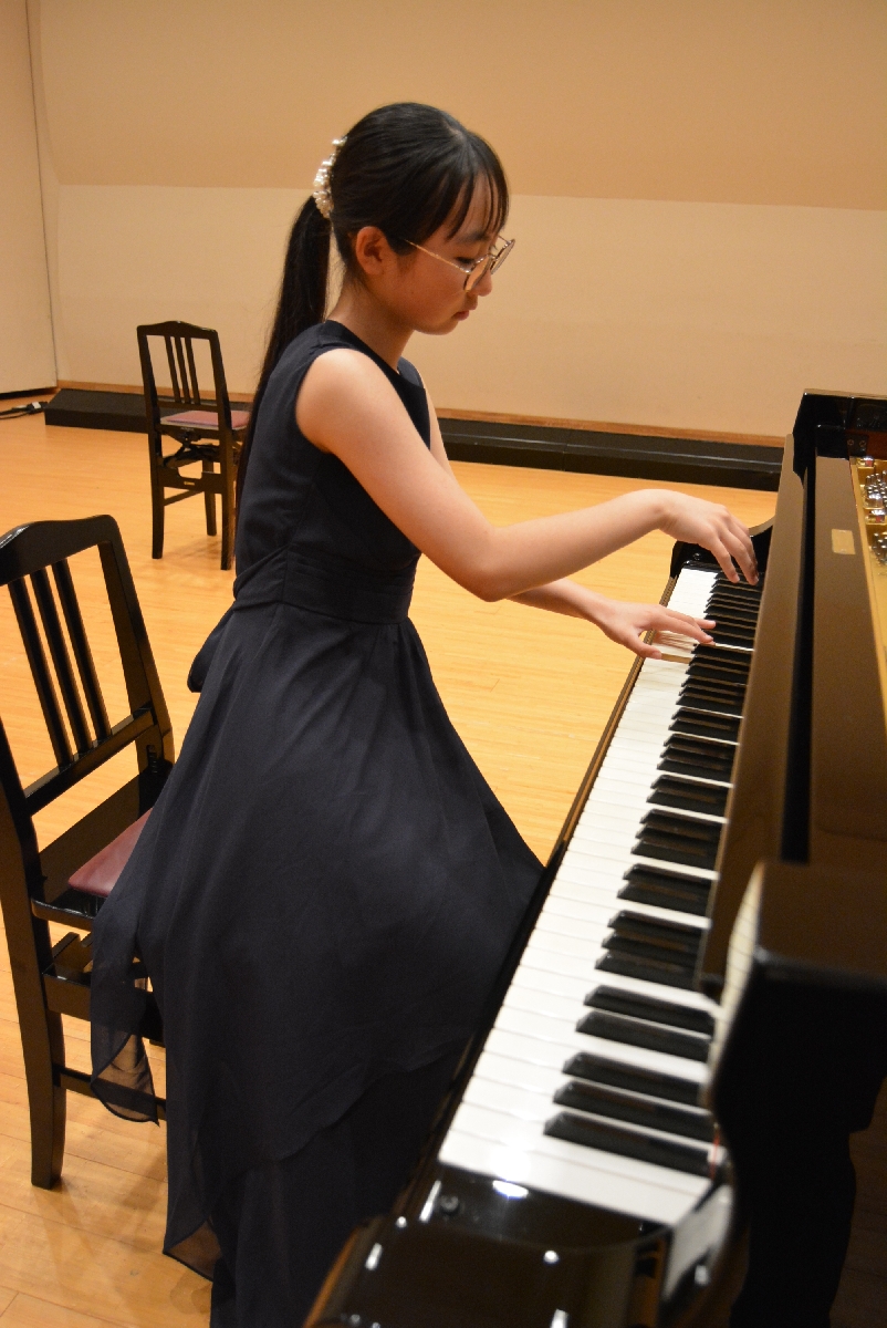 「曲のイメージを捉えて表現するのは難しいが、練習は楽しい」と話す大久保琉彩さん