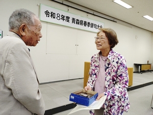 畑内さん(八戸)1位/26年度青森県春季俳句大会