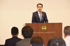東北銀、決算概要など総括　八戸で取引先向け会社説明会