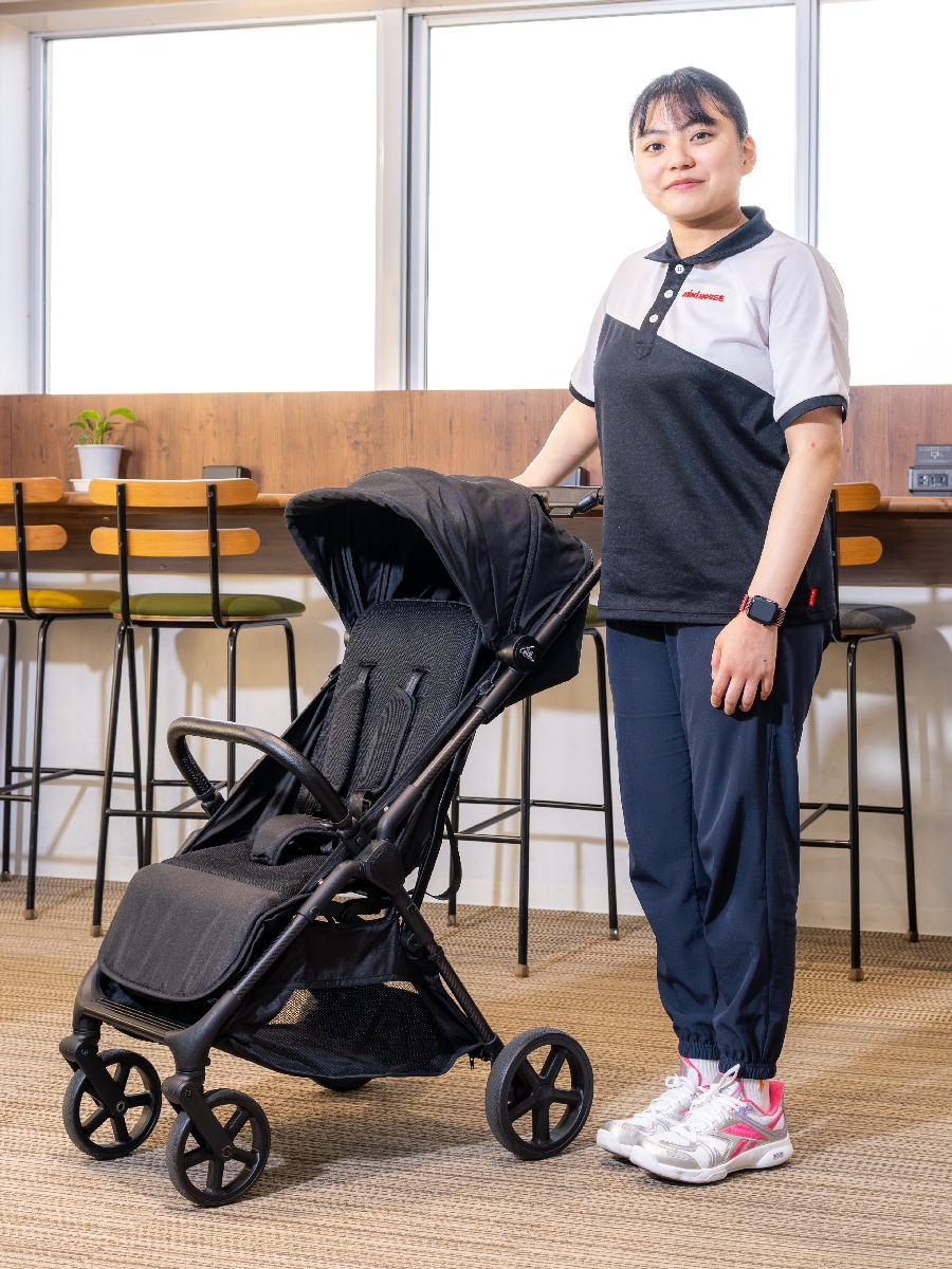 ゆいベビーカー 夢って本当にかなうんだ」 ベビーカー開発に携わった、奥井ゆうかさん