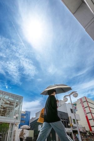 気温グングン、汗はダラダラ 青森県内、各地で今年の最高気温