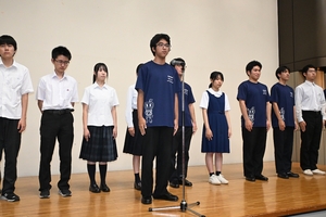 青森県選手団、活躍誓う　全国高総文祭、26日秋田で開幕