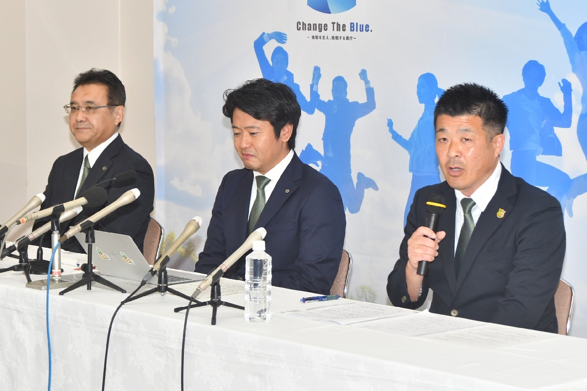 ３者連携で新スタジアム整備　県と八戸市、クラブが方針／ヴァンラーレ
