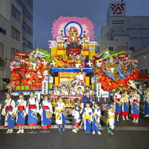 【八戸三社大祭】正面⇄見返し　クルクル全山車紹介／神明宮