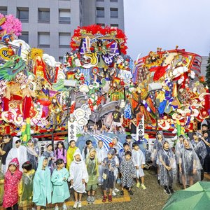 【八戸三社大祭】正面⇄見返し　クルクル全山車紹介／龗神社