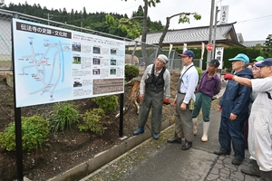 「地区の史跡・文化財を広く伝えたい」　十和田・伝法寺町内会が看板設置