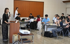 業務の悩みや改善の工夫共有　久慈で岩手県内自治体職員越境交流ミーティング　