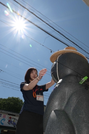 三戸で今季初の猛暑日
