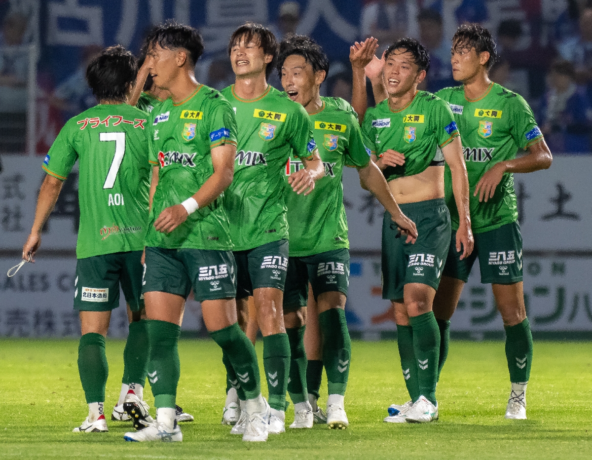 ヴァンラーレ、白星発進 J2初陣、富山に2-0