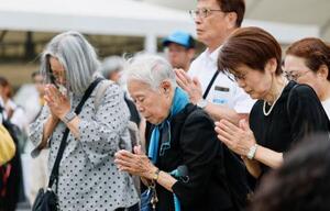 長崎被爆者「原爆ない世界に」
