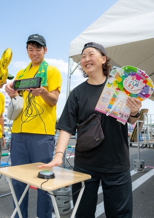 【8フェス】ピタリを狙え“8.88秒” ストップウォッチでチャレンジ