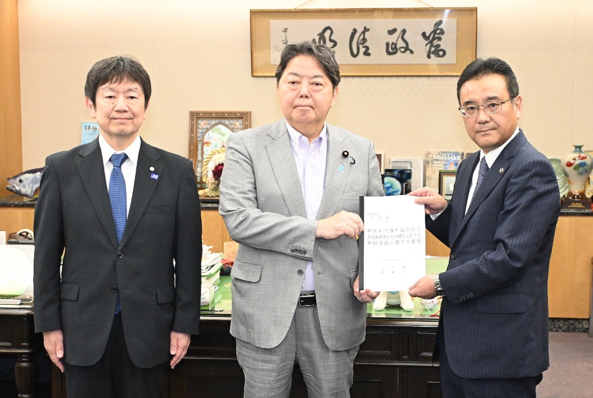 頻発する地震被害へ支援要件緩和を 八戸市と青森県、国に財政措置など要望