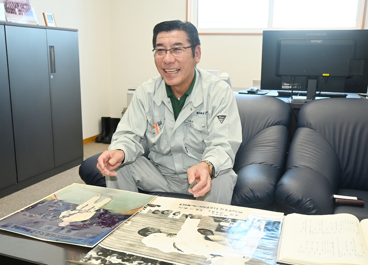 柔道少年のメンバーとして活躍した田中諭さん。総合優勝は「達成感があった」と振り返る＝７日、六ケ所村