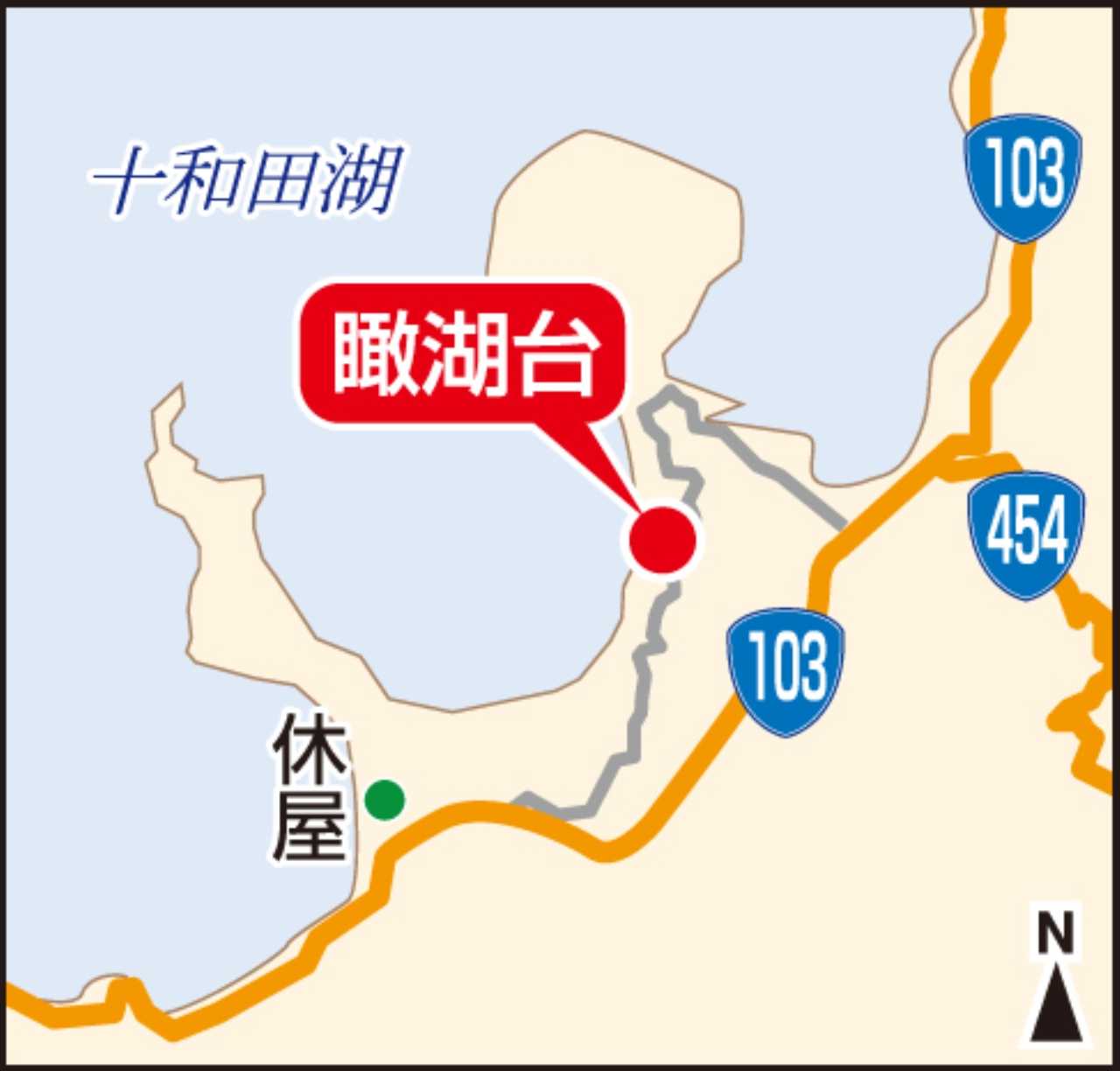クマによる人身被害があった現場の地図