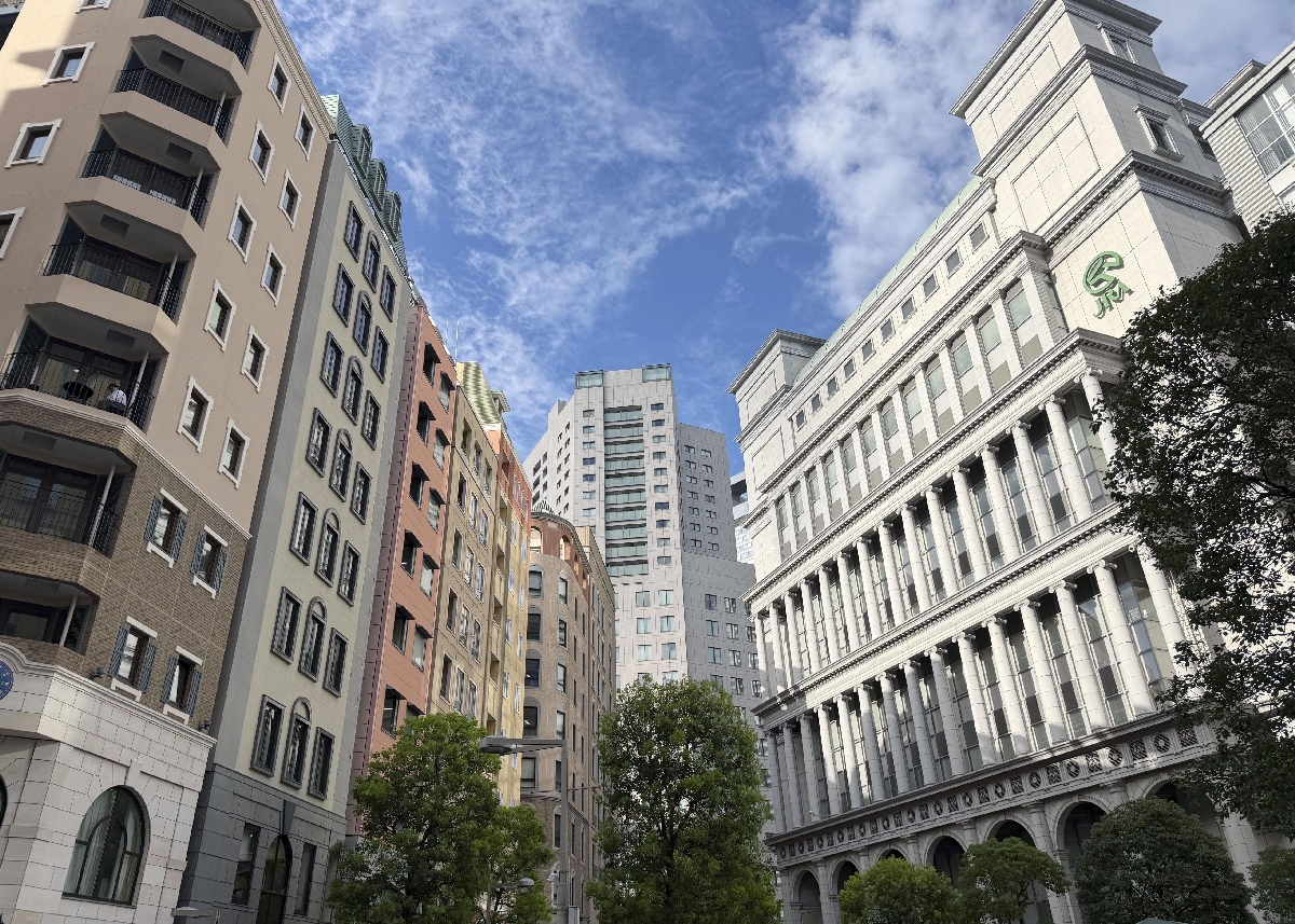 「イタリア街」の街並み=東京都港区