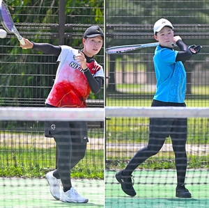 【青森で煌めけ・国スポ注目選手】最強姉妹「目標は優勝」　ソフトテニスの天間美嘉・麗奈（東北町）