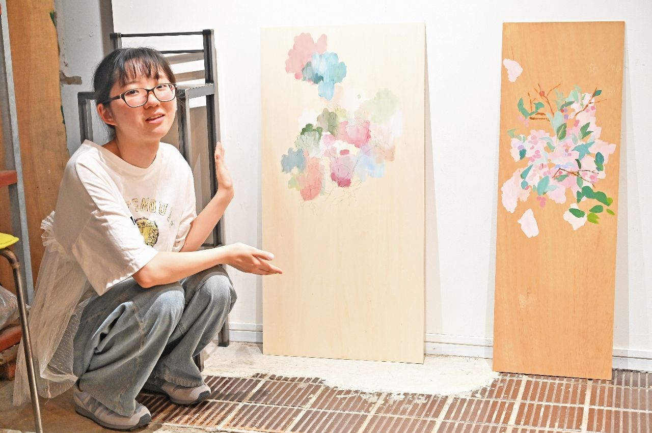 「作品がどう見えているのか聞くのが楽しみ」と話す中村友香さん