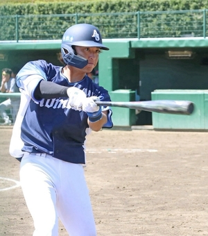 【青森で煌めけ・国スポ注目選手】発足3年「集大成見せる」 軟式野球成年男子・県代表主将の尾崎