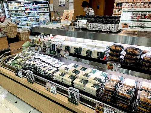 太子食品工業が仙台三越にオープンしたアンテナショップ=仙台市(太子食品工業提供)