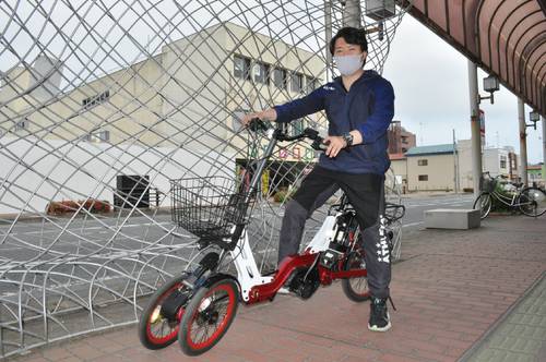 レンタルを始めた電動アシスト付き3輪自転車