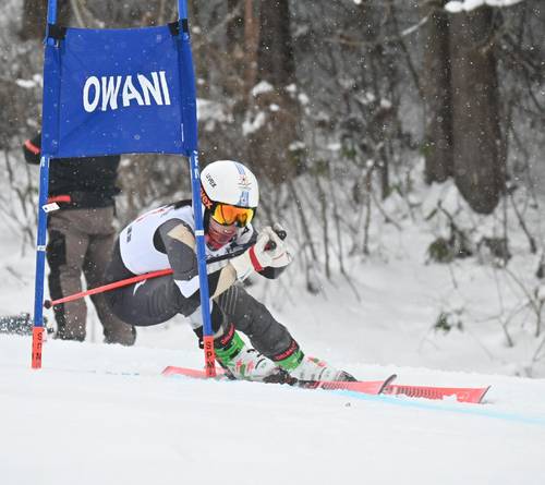 【国体予選・大回転少年女子】49秒22で5位だった西野真心(柴田高)
