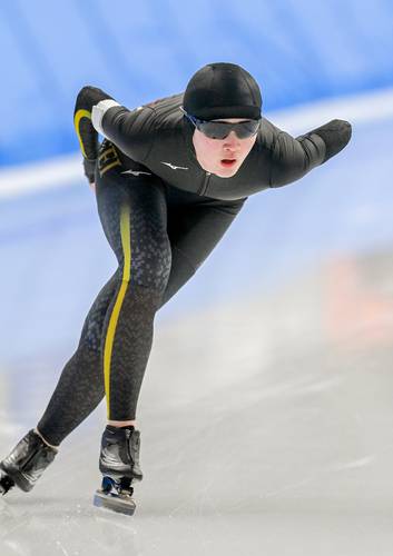 【女子1000メートル】1分32秒89で44位だった村﨑香穂(八学光星)