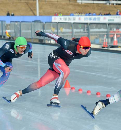 【成年男子500メートル準決勝】組3位で決勝進出を逃した日大の石岡良介
